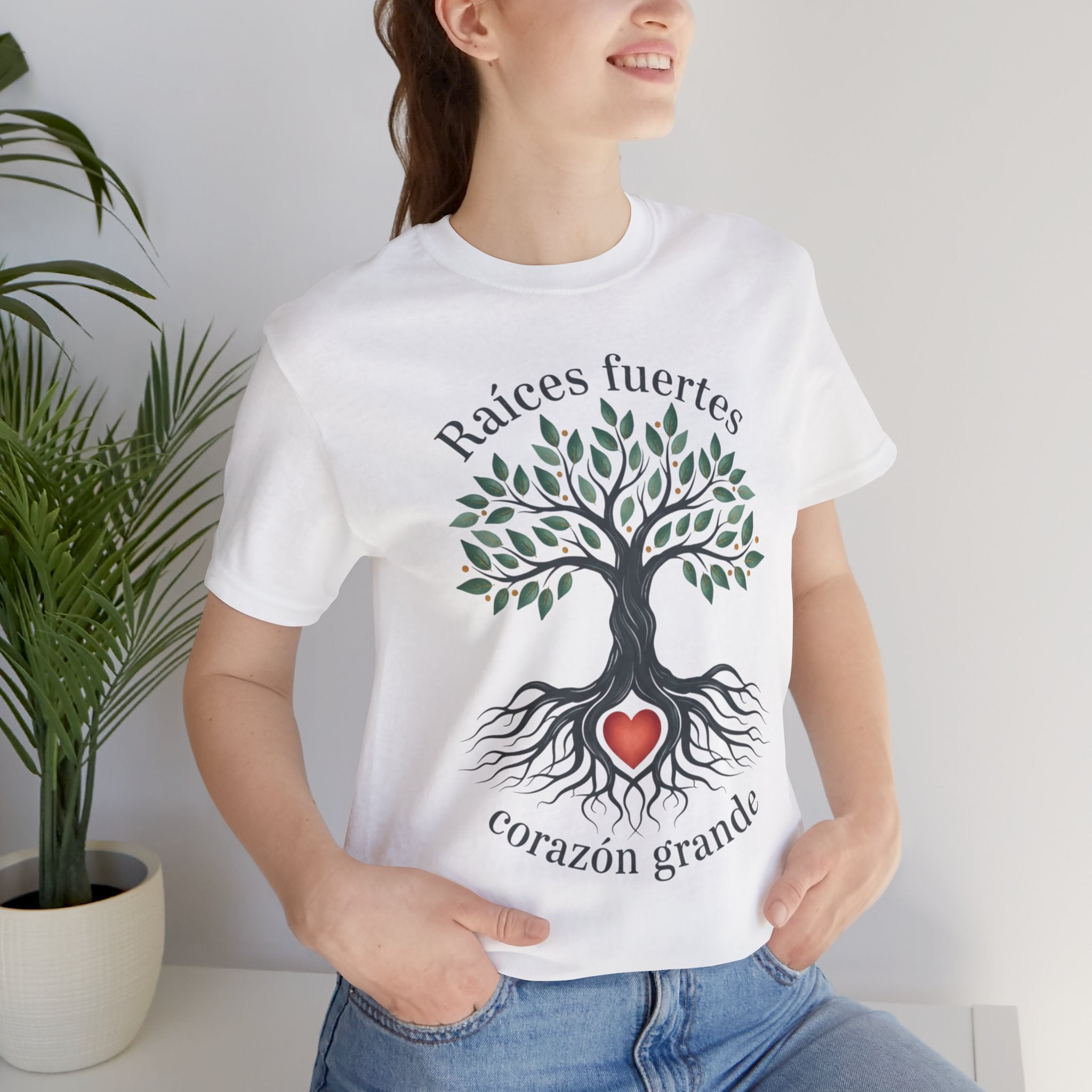 Tree of Life T‑Shirt - "Raíces fuertes, corazón grande" Spanish Roots Tee
