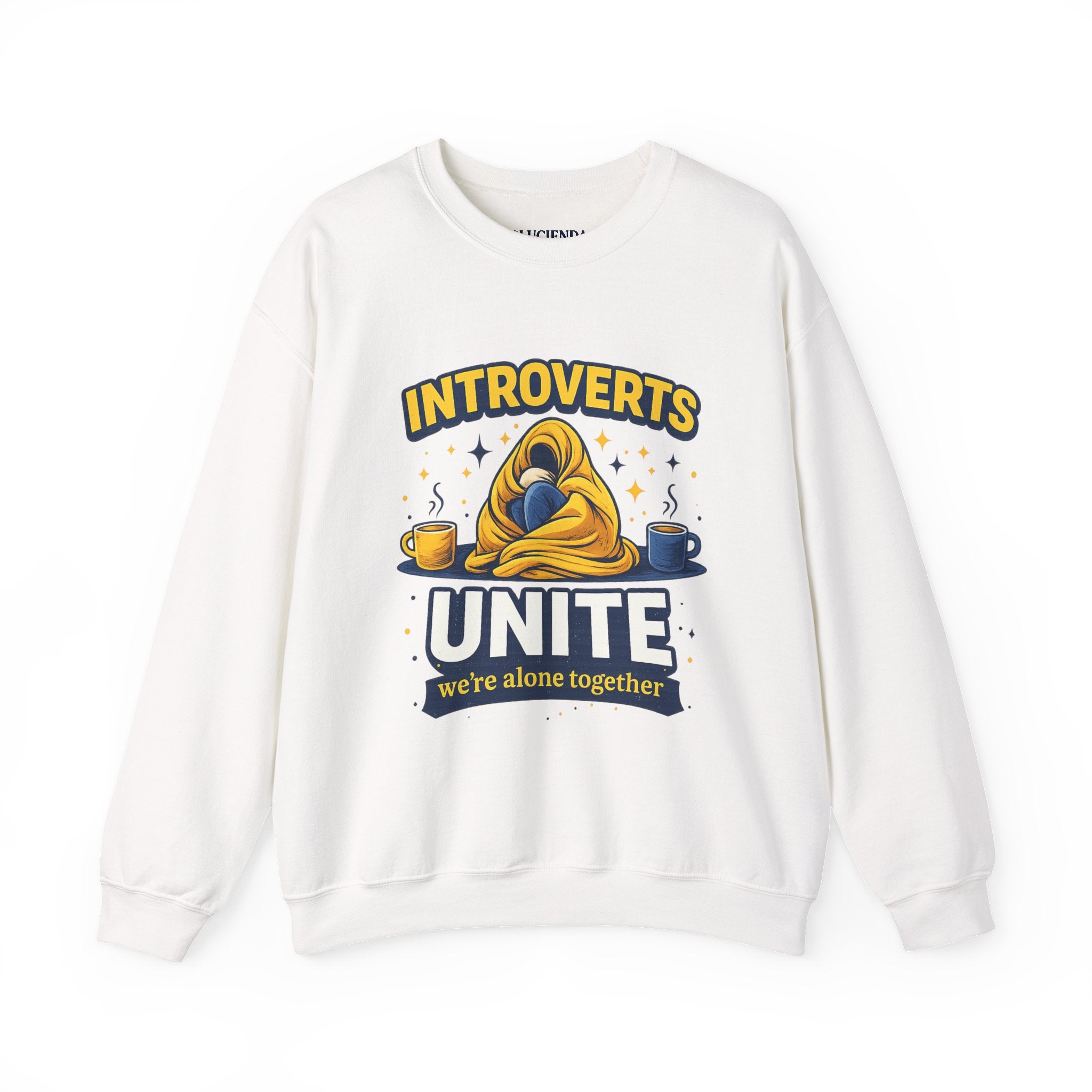 Introverts Unite Sweatshirt — "We're Alone Together" Cozy Crewneck