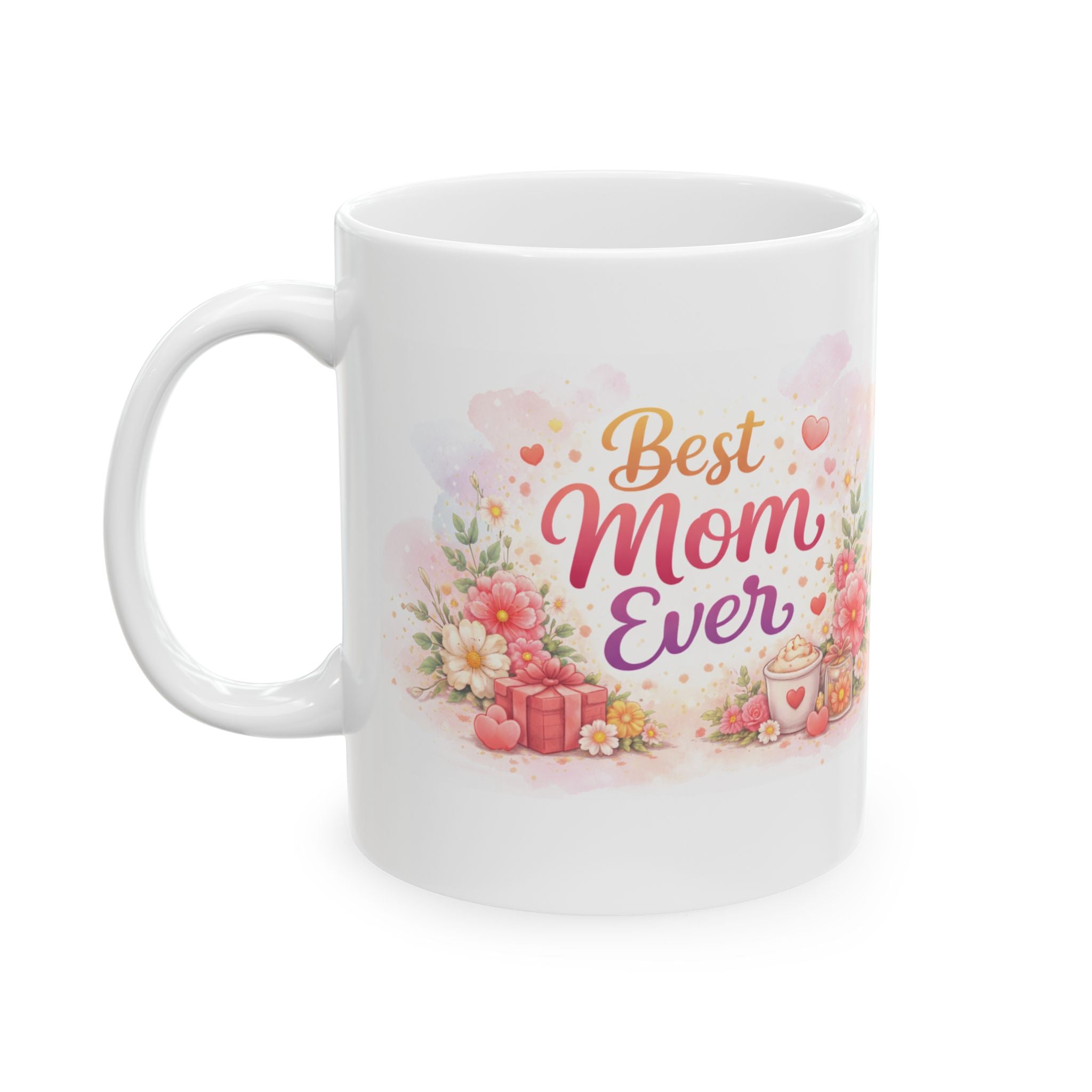 Best Mom Ever Floral Mug (11/15oz)