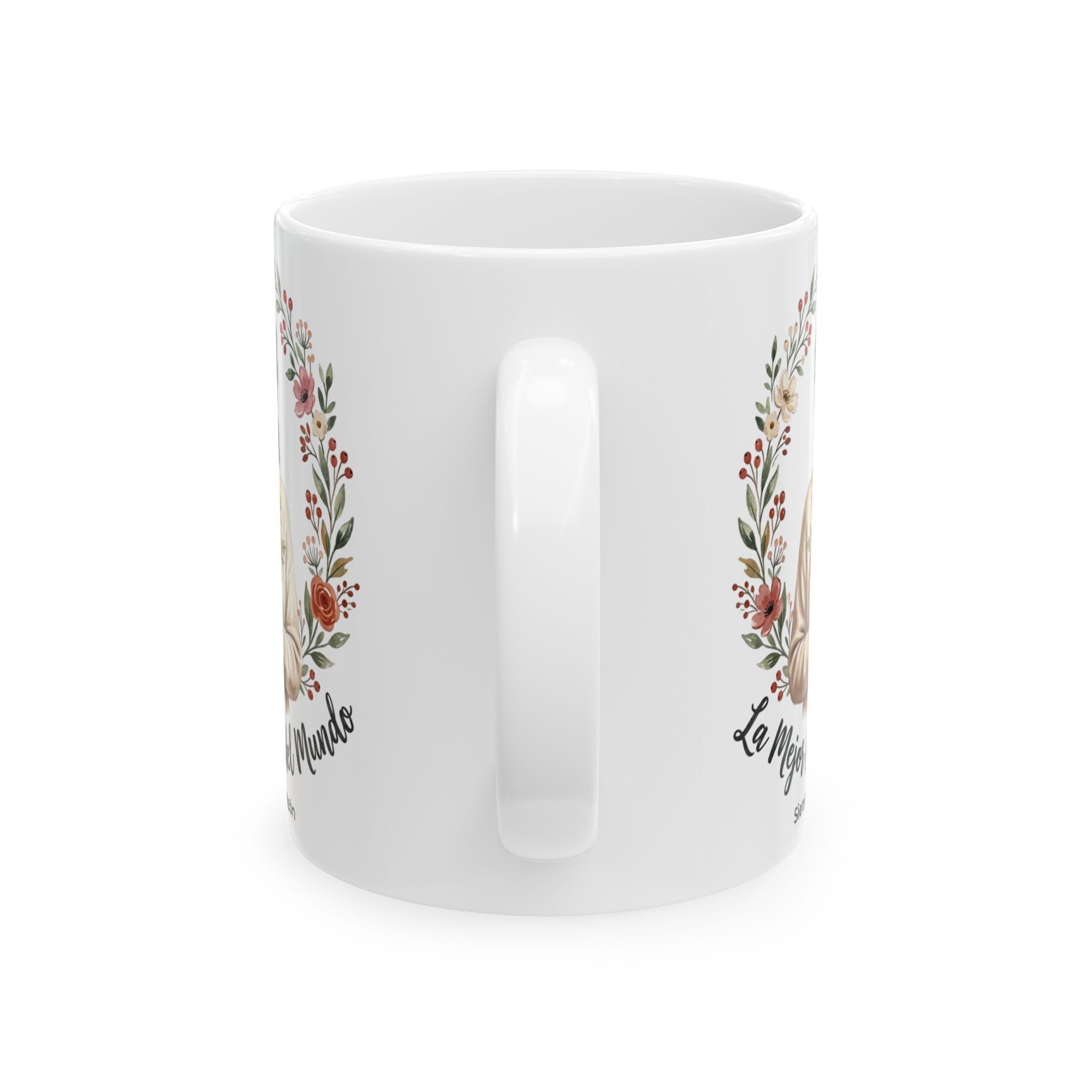 Ceramic Mug — “La Mejor Madre del Mundo” Floral Mother’s Day Coffee Mug (11oz, 15oz)