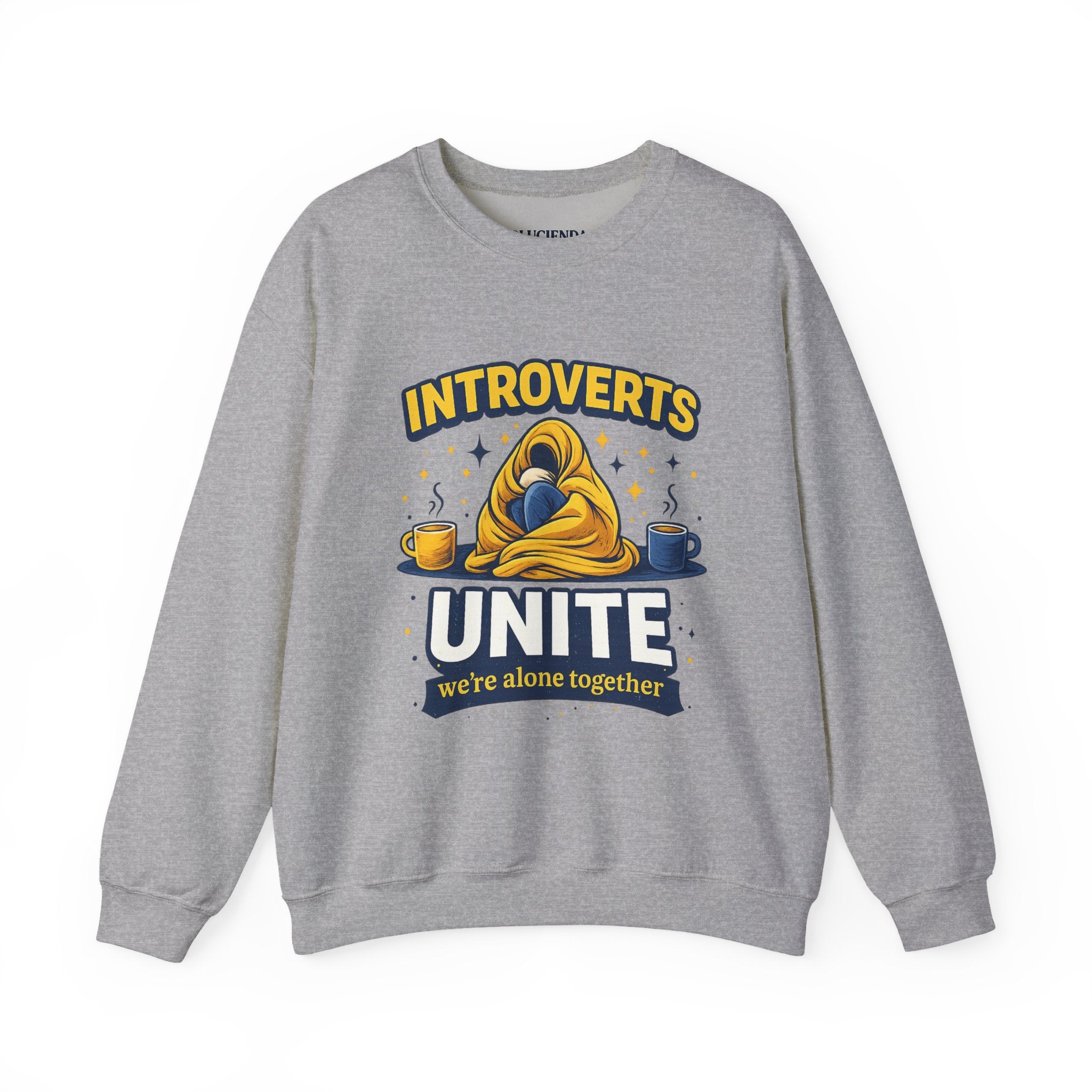 Introverts Unite Sweatshirt — "We're Alone Together" Cozy Crewneck