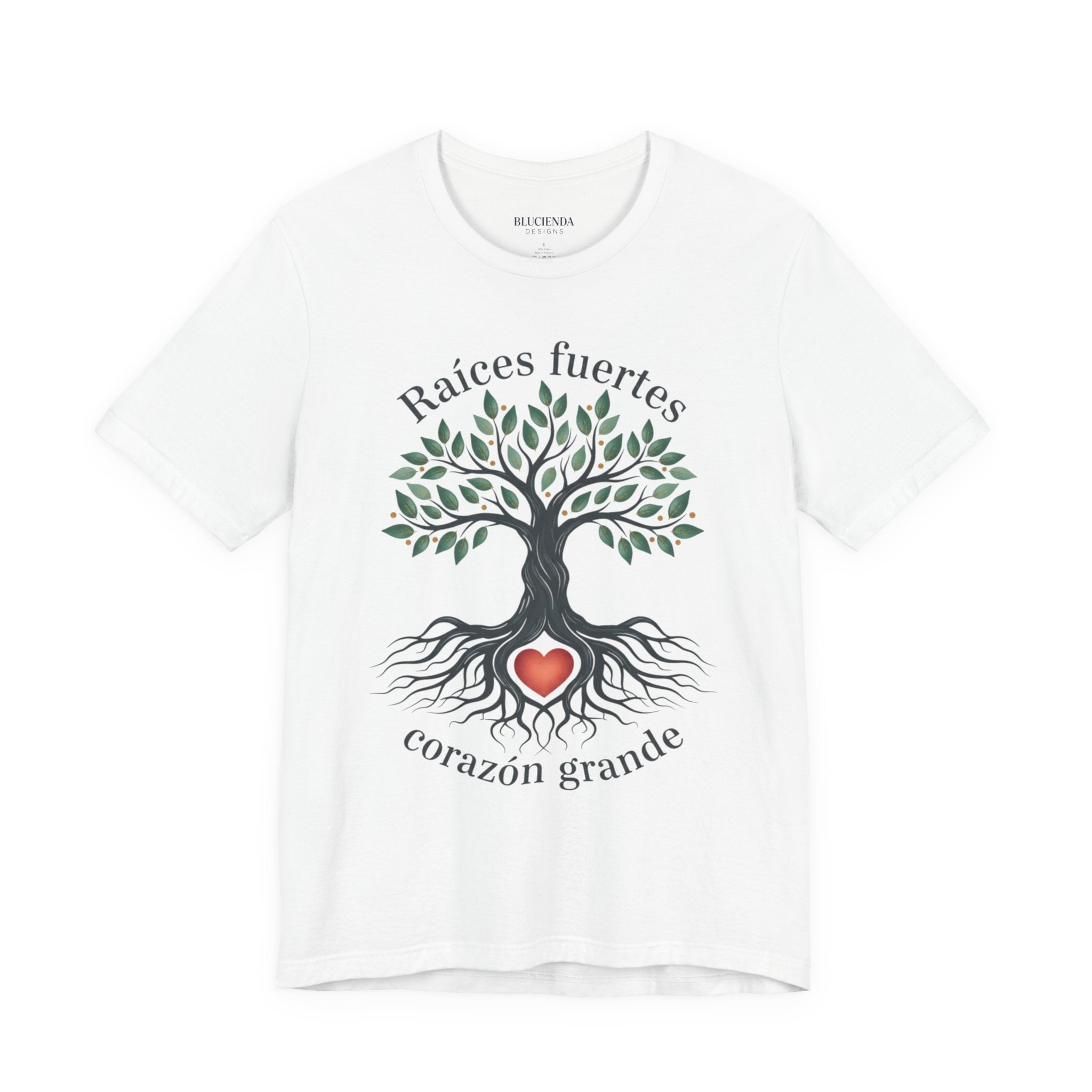 Tree of Life T‑Shirt - "Raíces fuertes, corazón grande" Spanish Roots Tee